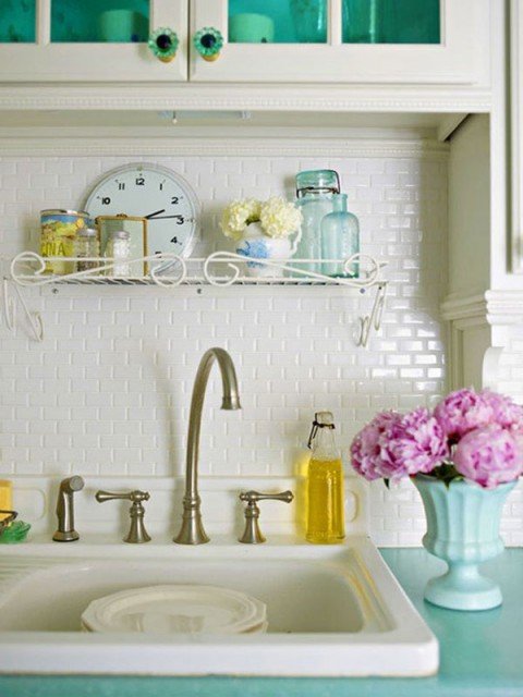 белая керамическая плитка subway tile