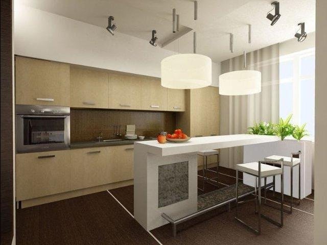 дизайн кухни с барной стойкой дизайнерский вариант