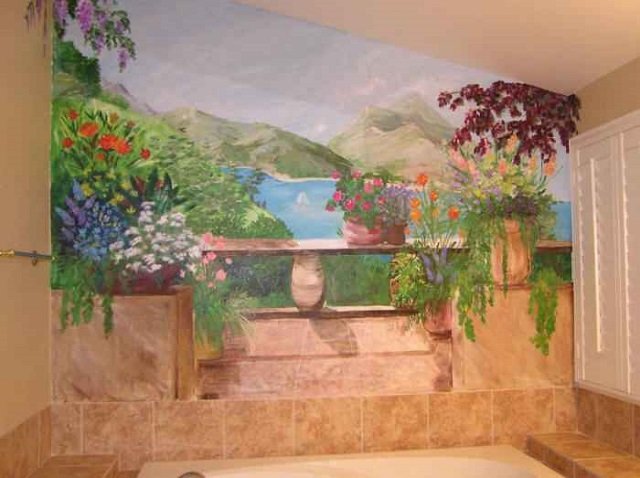 классика фотообоев с фресками