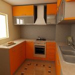 дизайн угловой кухни с окном фото