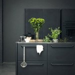 дизайн черной кухни