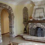 фото арки из декоративного камня