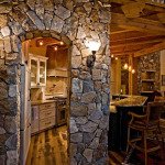 отделка арки декоративным камнем в квартире фото