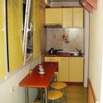 интерьер маленького балкона фото