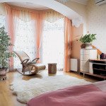 дизайн спальни с балконом