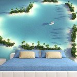 фотообои в интерьере спальни фото
