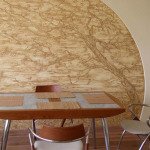 пробковые обои фото в интерьере
