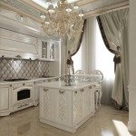 шторы для кухни в классическом стиле фото