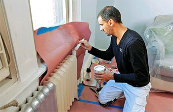 покрасить радиаторы