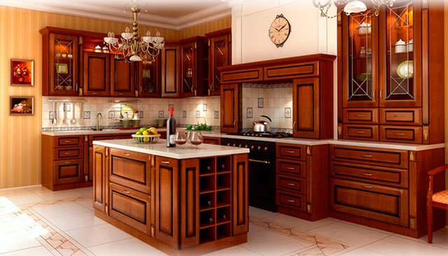 кухни из массива дерева?